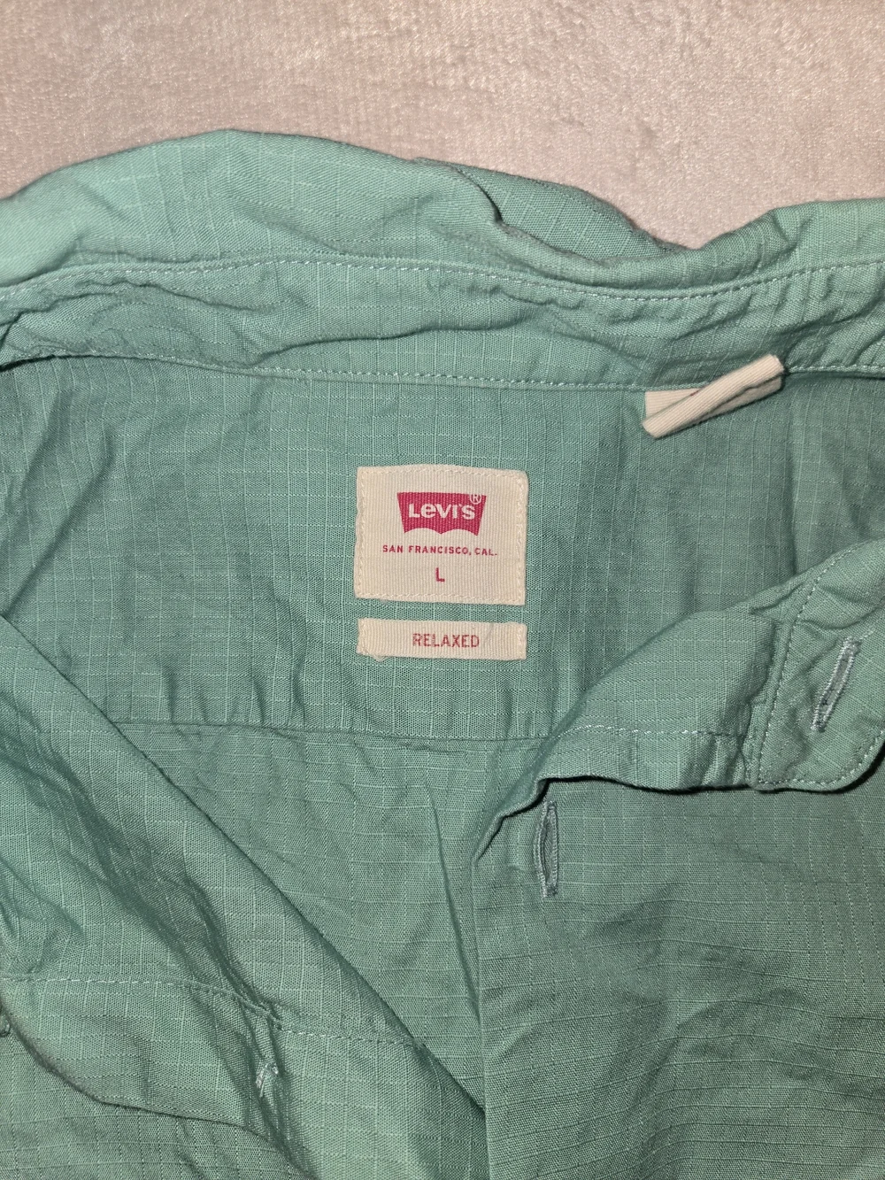 Levi's Men's Short Sleeve Button-Up Shirt - Teal